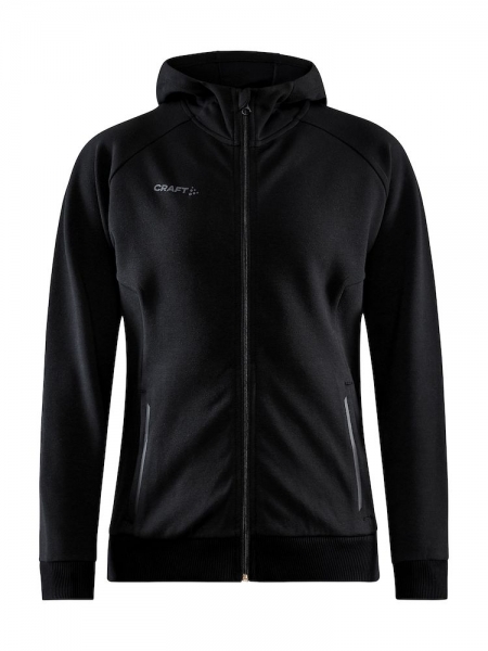 Craft Core Soul Full Zip Hood - Damen Sweatjacke Black